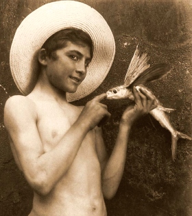 Boy with Flying Fish