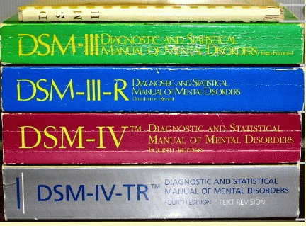 The Diagnostic and Statistical Manual of the APA