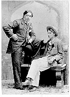 Oscar Wilde with Lord Alfred Douglas
